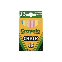 Crayola 816 Kids Coloured Chalk- 12 Count