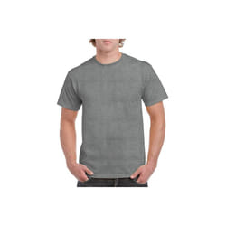 DDI 2337540 Gildan Heavy Cotton Men&apos;s T-Shirt - Graphite Heather  Small Case of 12