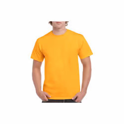 DDI 2337536 Gildan Heavy Cotton Men&apos;s T-Shirt - Gold  XL Case of 12