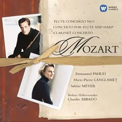 Warner Music Emmanuel Pahud - Mozart: Flute, Harp & Clarinet Concertos, CD, Classic, CD, Emmanuel Pahud, Physical media, Adul ...