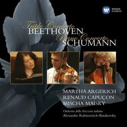 Warner Music Martha Argerich - Beethoven: Triple Concerto & Schumann: Piano Concerto, CD Classic