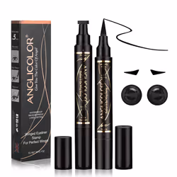 Anglicolor Liquid Eyeliner Stamp Winged Eyeliner Stamp Waterproof Long Lasting Dual Ended Eyeliner Pen for Women Christmas ...