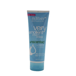 Alba Botanica Very Emollient Cream Shave  Unscented  8 Oz