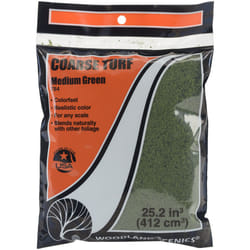 Turf 18 To 25.2 Cubic Inches-Medium Green - Coarse