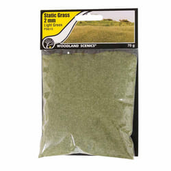 Woodland Scenics FS615 2mm Static Grass Light Green Scenic Brush Foliage Flock