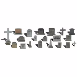 Woodland Scenics A1856, 14 yr(s), Grey, 20 pc(s)