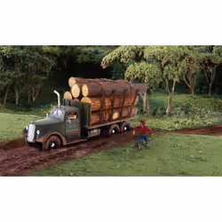 Woodland Scenics AS5553 Logging truck model Preassembled