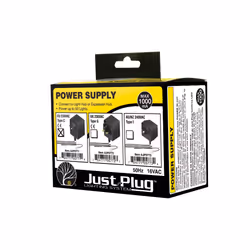 Woodland Scenics JP5771 power adapter/inverter Indoor 24 W Black