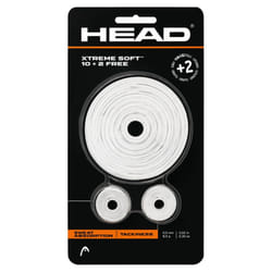 HEAD Xtreme Soft Racquet Overgrip - Tennis Racket Grip Tape - 12-Pack  White