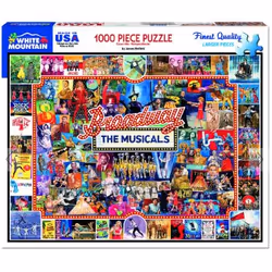 White Mountain Puzzles Broadway, 1000 pc(s), Music