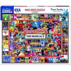White Mountain Puzzles Broadway Jigsaw puzzle 1000 pc(s) Music