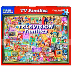 White Mountain Puzzles TV Families, 1000 pc(s), Television/films