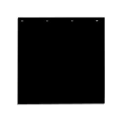 Buyers Products  2 Pack  Super Durable Black Polymer Mudflaps 24x24 Inch  RC24PPBPKGD