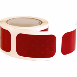 Buyers Products 5623520 3-1/2 in. DOT Reflectors Stick-On Red