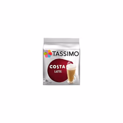 Tassimo Coffee Costa Selection - Costa Latte/Costa Cappuccino/Costa Americano Coffee Pods - 6 Packs (64 Drinks)