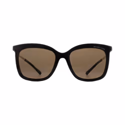 Michael Kors Sunglasses Zermatt 2079U 333273 Shiny Black & Metallic Gold Brown