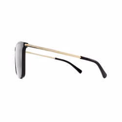 Michael Kors Sunglasses Zermatt 2079U 333273 Shiny Black & Metallic Gold Brown