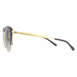 Michael Kors Sunglasses Biscayne MK1046 110011 Light Gold Black Grey Gradient