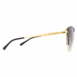 Michael Kors Sunglasses Biscayne MK1046 110011 Light Gold Black Grey Gradient