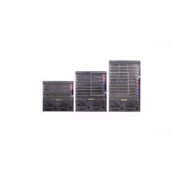 HPE FlexNetwork 7503, 100 - 240 V, 441 mm, 420 mm, 436 mm, 66.7 kg, (3) I/O module slots Supports a maximum of 144 Gigabit Et ...