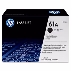 HP 61A Black Original LaserJet Toner Cartridge, 6000 pages, Black, 1 pc(s)