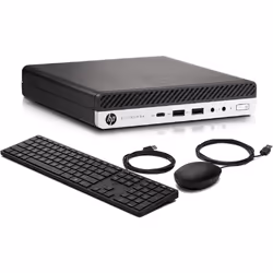 HP EliteDesk 800 G5 High-Performance Mini PC Desktop Computer 9th Gen Core i5-9500T 16GB DDR4 Memory 256GB SSD Keyboard & ...