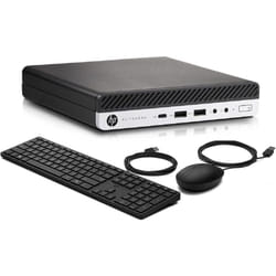 HP EliteDesk 800 G5 High-Performance Mini PC Desktop Computer  9th Gen Core i5-9500T  16GB DDR4 Memory  256GB SSD  Keyboard & Mouse  WiFi  B