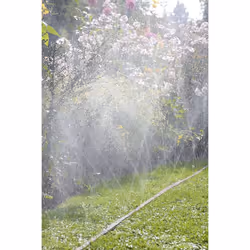 GARDENA hose sprinkler: Fine sprinklers for irrigation of elongated, narrow zones, length 15 m, equipped ready for installation, brown, individually s
