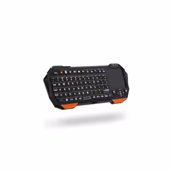 Mini Bluetooth Keyboard (QWERTY Keypad), Wireless Portable with Touchpad, Compatible with Apple TV, Amazon Fire Stick, PS4, P ...