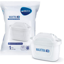 BRITA MAXTRA + Replacement Water Filter Cartridges , Compatible with all BRITA Jugs - Reduce Chlorine , Limescale and Impurities - Pack of 1