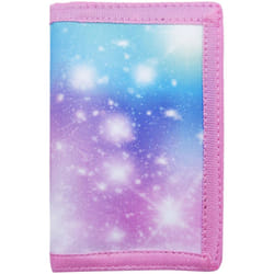 AI-DEE RFID Trifold Canvas Outdoor Sports Wallet for Kids - Front Pocket Wallet with Magic Sticker (Digital Pattern E)