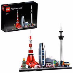 Lego? Architecture Skylines: Tokyo 21051 Building Kit Collectible Architecture Building Set for Adults