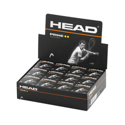 Head Prime Double Yellow Spot Squash Ball - Dozen