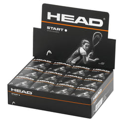 Head Start Squash Balls - Single White Dot - Box of 12 -  -