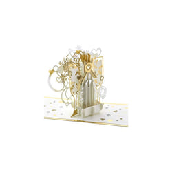 Signature Paper Wonder Pop Up Anniversary Card (Pop The Champagne), 12.7 x 18.26 x 0.33 cm