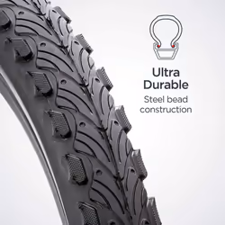 Schwinn Replacement Bike Tire  20 x 1.95 Hybrid Bike Tire with High Traction Tread Pattern  Combination Tread  Fits 20-Inch Bicycle Wheels  PSI Range