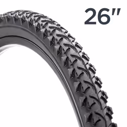 Schwinn Replacement Bike Tire 26 x 1.95 Mountain Bike Tire High Traction Tread Steel Bead Construction Fits Internal Rim Widths 19mm-29mm PSI Range 40