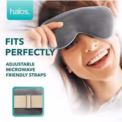 The Helper Bees B08JCK6DWC sleep mask Grey - Additional view 5