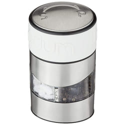 Bodum Twin Dual Salt and Pepper Grinder  Off White