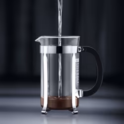 Bodum Chambord Black, Chrome, Transparent