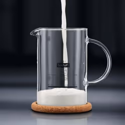 Bodum 1446-01 milk frother/warmer Black, Transparent