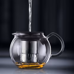 Bodum Assam tea maker 1.5 L Chrome, Transparent
