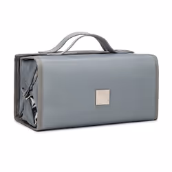 ROYALFAIR Roll Up Makeup Bag Travel Toiletry Bag for Women with 4 Cle