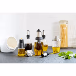 H103699 Epping Oil and Vinegar Mister, Oil Dispenser/Vinegar Dispenser, Glass/Stainless Steel, 155 mm, Single, Includes 1 x Oil Spray Bottle/Vinegar