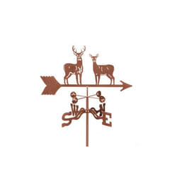 Standing Deer Weathervane with Four Sided Mount