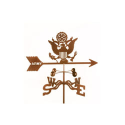Original Army Weathervane with Post Mount