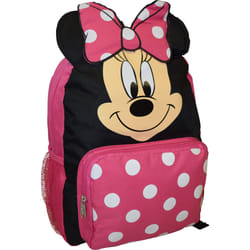 Minnie Mouse Big Face Backpack - 12"""" School Bag | Minnie Mouse School Supplies