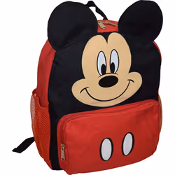 Disney Mickey Mouse Big Face Littl Boy 10"""" Mini Backpack