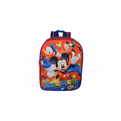 Mickey Mouse 15"""" Backpack (Red-Blue)