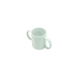Two Handled Ceramic Mug - Two handled adult drinking aid - One
